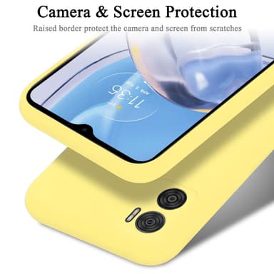 Motorola MOTO E22 / E22i Skal Fodral Case (Gul)