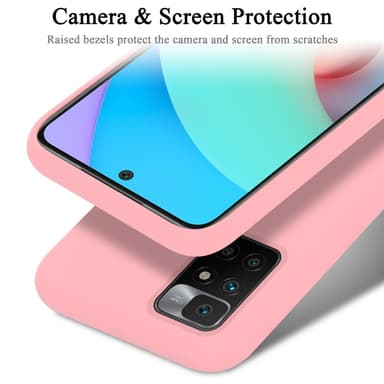 Xiaomi RedMi 10 Skal Fodral Case (Rosa)
