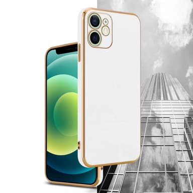 iPhone 12 MINI Skal Fodral Case (Vit)