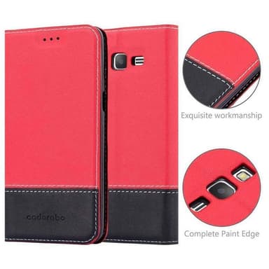 Samsung Galaxy GRAND PRIME Skal Fodral Case (Röd)