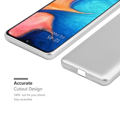 Skal Samsung Galaxy A10e / A20e Fodral Case (Silver)