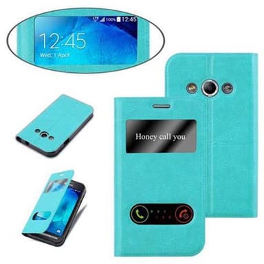 Samsung Galaxy XCover 3 Plånboksfodral Skal (Turkos)