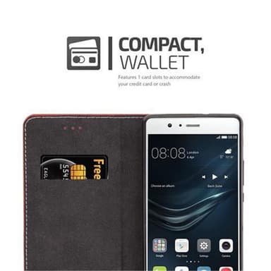 Huawei P9 LITE 2016 / G9 LITE Skal Fodral Case (Röd)