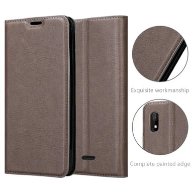 WIKO Y61 Skal Fodral Case (Brun)