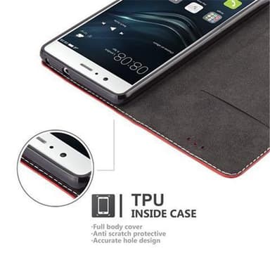Huawei P9 LITE 2016 / G9 LITE Skal Fodral Case (Röd)