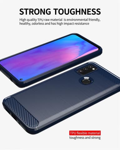 Samsung Galaxy M51 Skal Fodral Case (Blå)