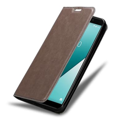 WIKO Y61 Skal Fodral Case (Brun)