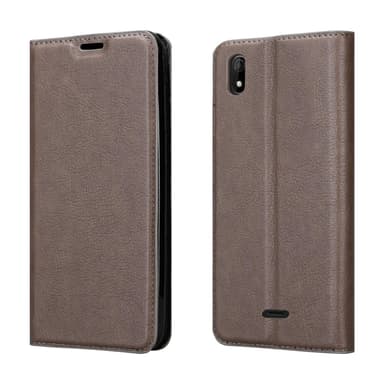 WIKO Y61 Skal Fodral Case (Brun)