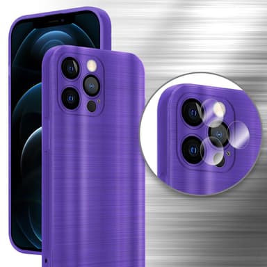 iPhone 12 PRO Skal Fodral Case (Lila)