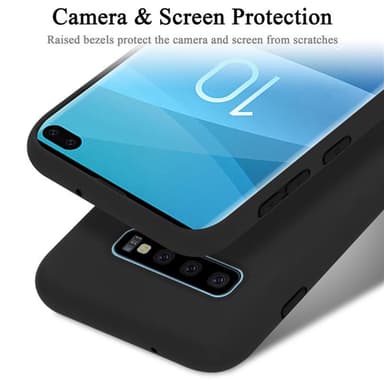 Samsung Galaxy S10 PLUS Skal Fodral Case (Svart)