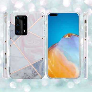 Huawei P40 Plånboksfodral Skal (Rosa)