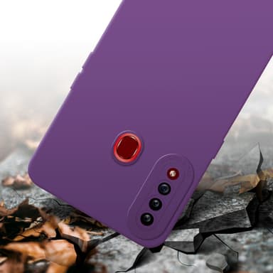 Samsung Galaxy A20s Skal Fodral Case (Lila)