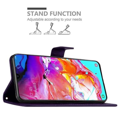 Samsung Galaxy A70 / A70s Plånboksfodral Skal (Lila)