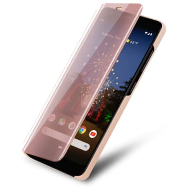 Google PIXEL 3A Plånboksfodral Skal (Rosa)