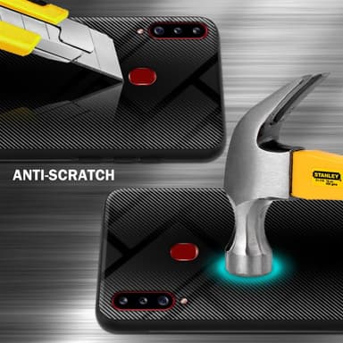 Samsung Galaxy A20s Skal Fodral Case (Svart)