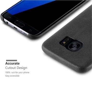 Samsung Galaxy S7 EDGE Skal Fodral Case (Svart)
