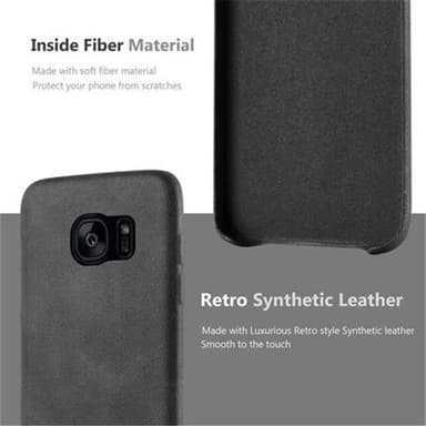 Samsung Galaxy S7 EDGE Skal Fodral Case (Svart)