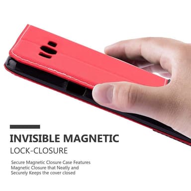 Samsung Galaxy GRAND PRIME Skal Fodral Case (Röd)