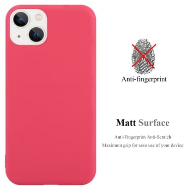 Skal iPhone 14 Fodral Case (Röd)