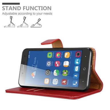 ZTE Blade L7 Plånboksfodral Skal (Röd)