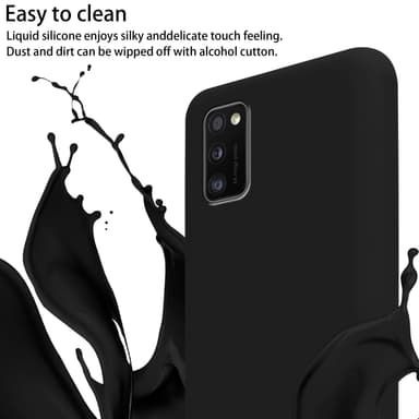 Samsung Galaxy A51 4G / M40s Skal Fodral Kedja (Svart)