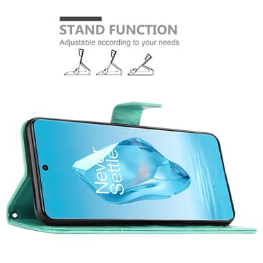 OnePlus 12R Plånboksfodral Skal (Turkos)