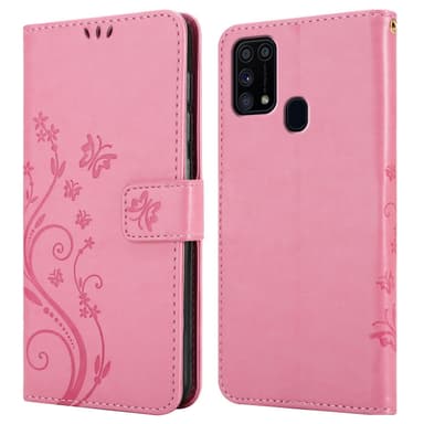 Samsung Galaxy M31 Plånboksfodral Skal (Rosa)