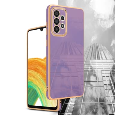 Samsung Galaxy A33 5G Skal Fodral Case (Lila)