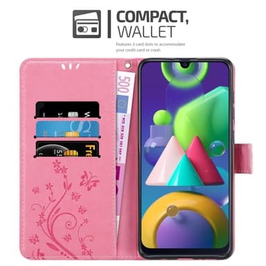 Samsung Galaxy M31 Plånboksfodral Skal (Rosa)