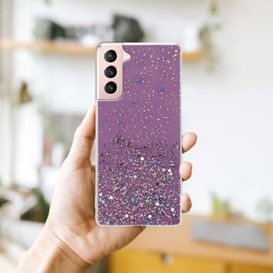 Samsung Galaxy S21 5G Skal Fodral Case (Lila)