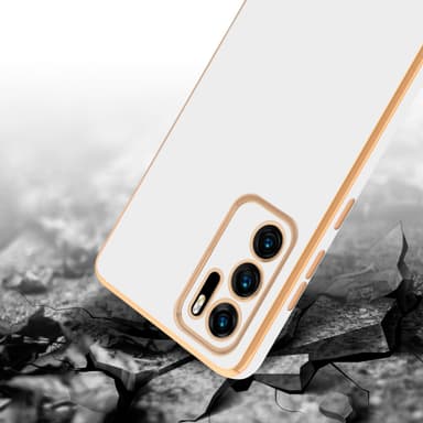 Huawei P40 Skal Fodral Case (Vit)