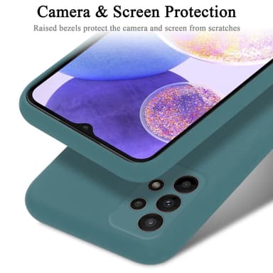 Samsung Galaxy A23 4G Skal Fodral Case (Grön)