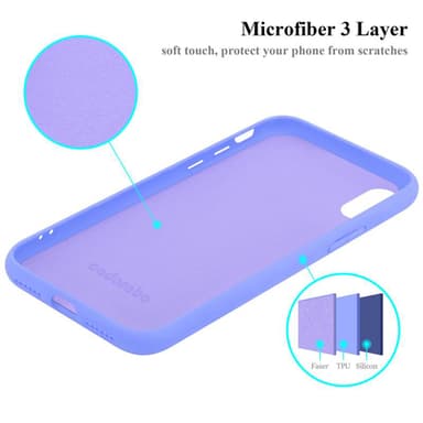 iPhone X / XS Skal Fodral Case (Lila)
