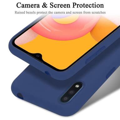 Samsung Galaxy A01 Skal Fodral Case (Blå)