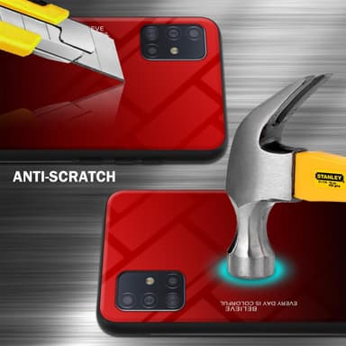 Samsung Galaxy A51 4G / M40s Skal Fodral Case (Svart)
