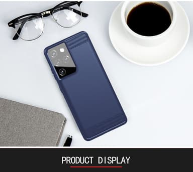 Samsung Galaxy S21 ULTRA Skal Fodral Case (Blå)