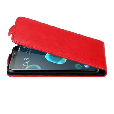 HTC Desire 12 PLUS Flipfodral Skal (Röd)