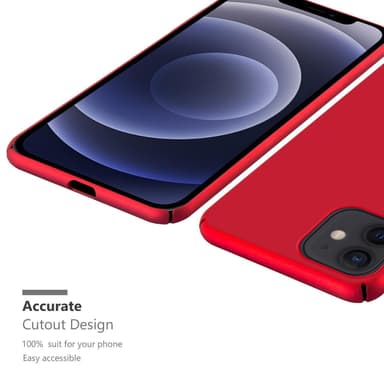 iPhone 12 PRO MAX Skal Fodral Case (Röd)