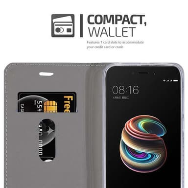 Xiaomi RedMi 5A Plånboksfodral Skal (Blå)