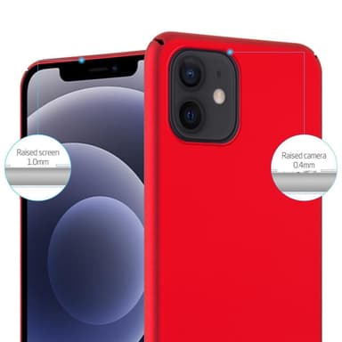 iPhone 12 PRO MAX Skal Fodral Case (Röd)