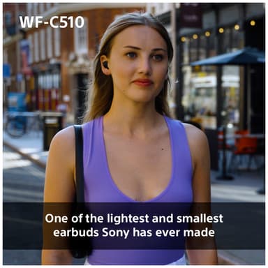 Sony WF-C510 True Wireless in ear-hörlurar (vita)