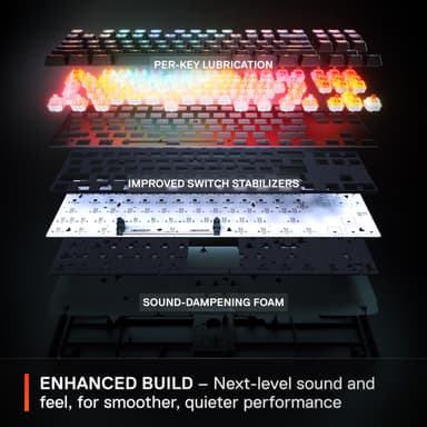 SteelSeries Apex Pro TKL Gen 3 trådlöst gamingtangentbord