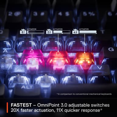 SteelSeries Apex Pro TKL Gen 3 trådlöst gamingtangentbord