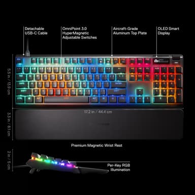 SteelSeries Apex Pro Gen 3 gamingtangentbord