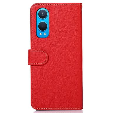 KHAZNEH OnePlus Nord CE4 Lite Plånboksfodral - Röd/Svart