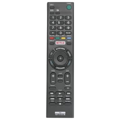 TV fjärrkontroll Ersättning för RMT-TX100U Sony TV
