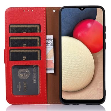 KHAZNEH OnePlus Nord CE4 Lite Plånboksfodral - Röd/Svart
