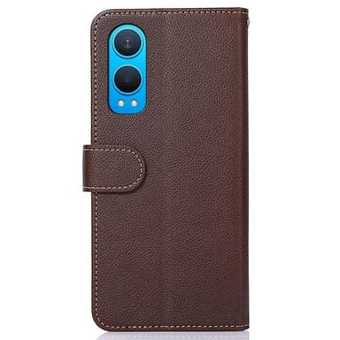 KHAZNEH OnePlus Nord CE4 Lite Plånboksfodral - Brun/Blå