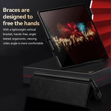 SULADA för Samsung Galaxy Z Fold6 5G Skal PU-läder