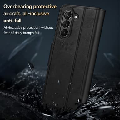 SULADA för Samsung Galaxy Z Fold6 5G Skal PU-läder